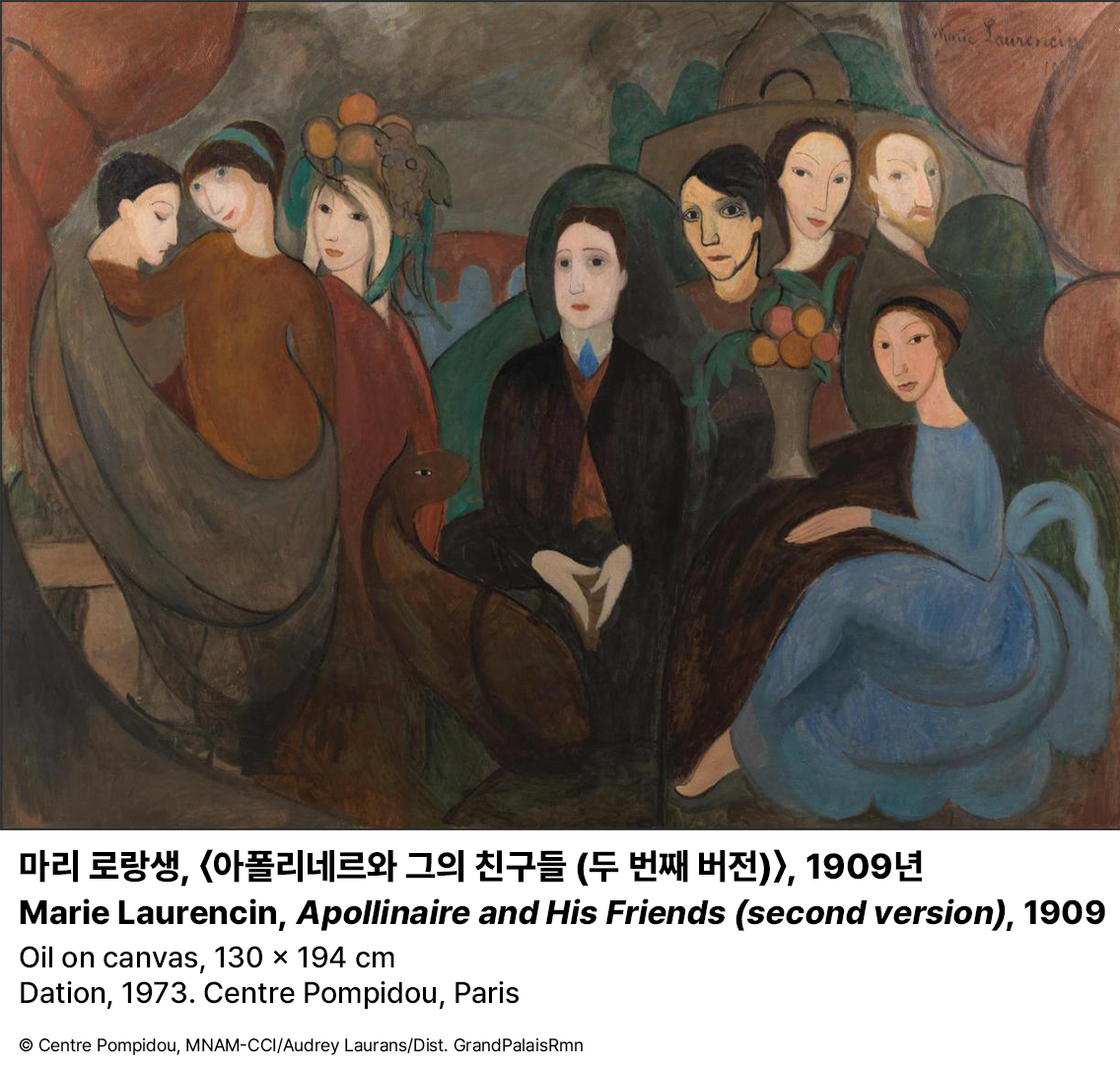 1. 마리 로랑생, <아폴리네르와 그의 친구들>